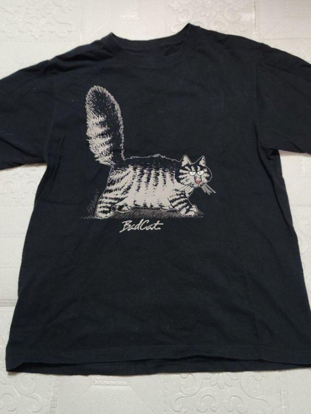 B. Kliban Cat Bad Cat Black T-shirt